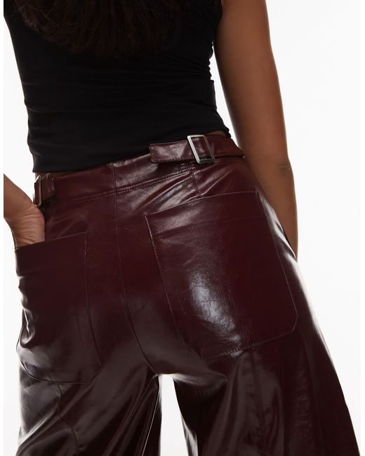 ASOS Red – barrel leg hose