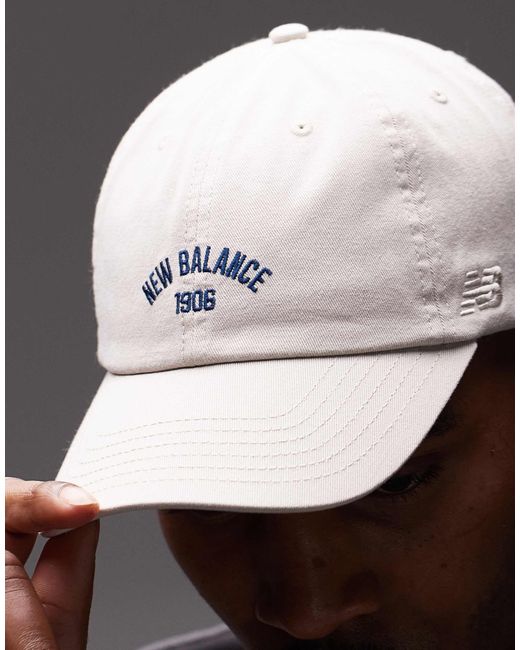 New Balance – 6-panel-kappe in White für Herren