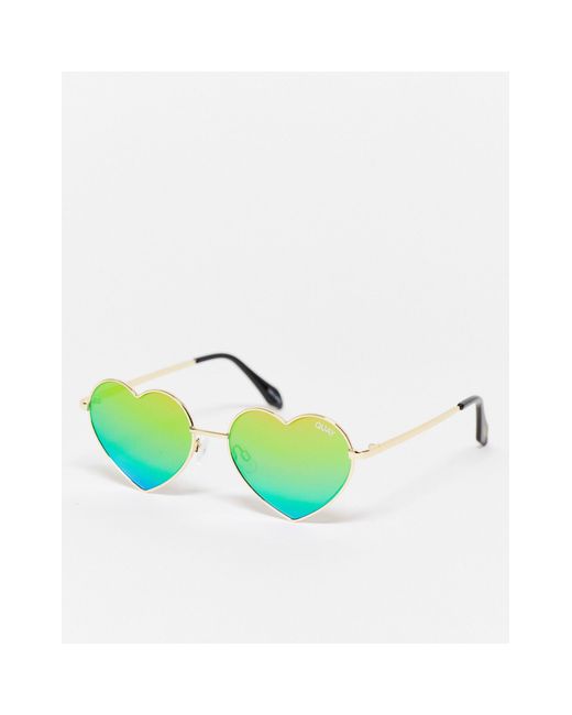 Quay Quay Pride Heartbreaker Rainbow Sunglasses in Green Lyst UK