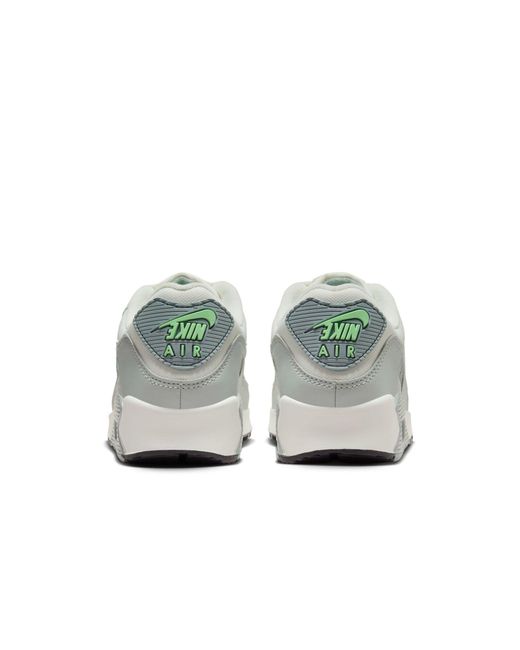 Nike Gray Air Max 90 Sneakers With Metallic Detail