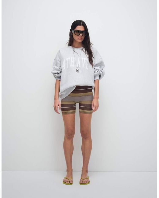 4th & Reckless Gray Logo Front Sweatshirt
