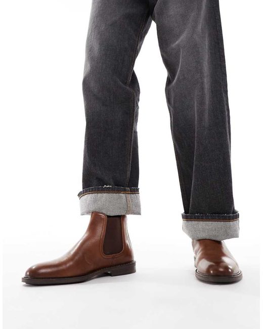 ASOS Blue Chelsea Boots for men