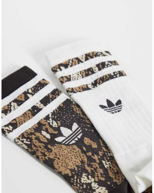 Adidas Originals White 2 Pack Socks