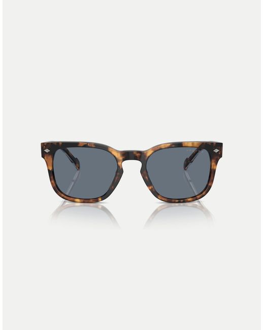 Vogue – eckige, polarisierte sonnenbrille in Blue für Herren