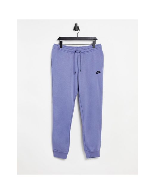 Nike Purple Essentials Cuffed Sweatpants