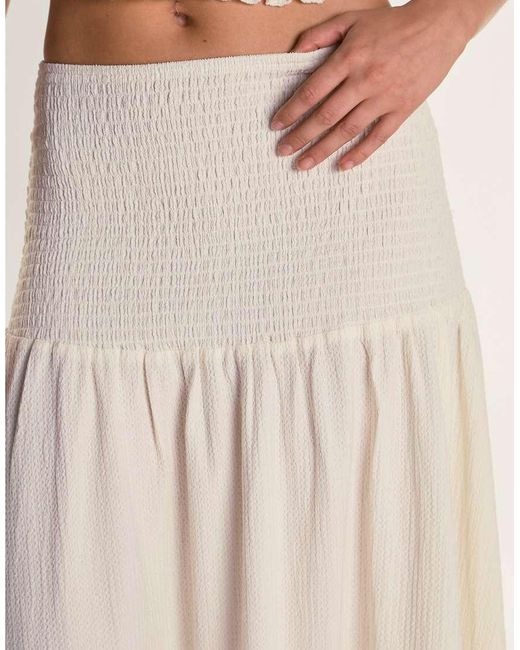 Glamorous Natural Drop Waist Maxi Skirt