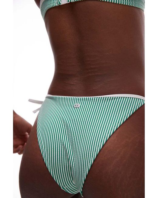 Tommy Hilfiger Green String Bikini Bottoms