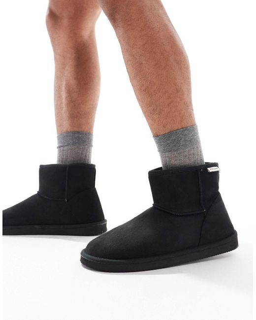 Jack & Jones Gray Faux Suede Boot for men