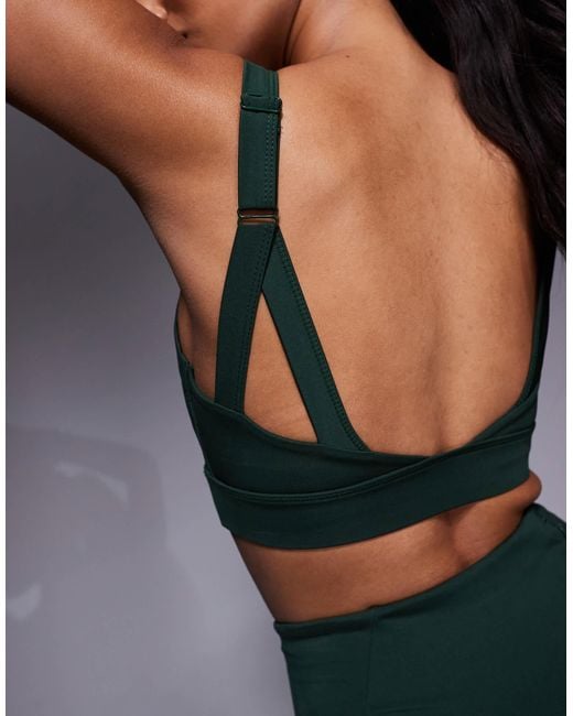 4505 Multicolor Icon Running Medium Support Sports Bra With Adjustable Straps
