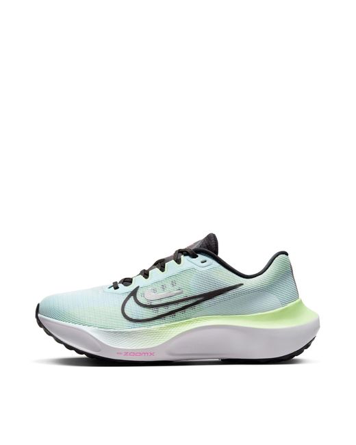 Nike White Zoom Fly 5 Sneakers