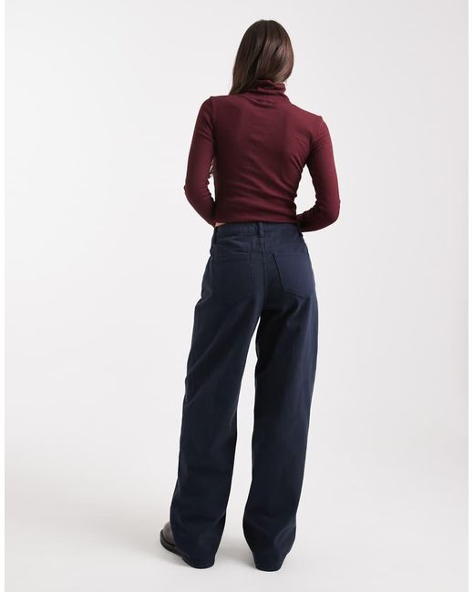 Miss Selfridge Blue Femme baggy Jeans