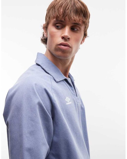 Umbro Blue Drill Top for men