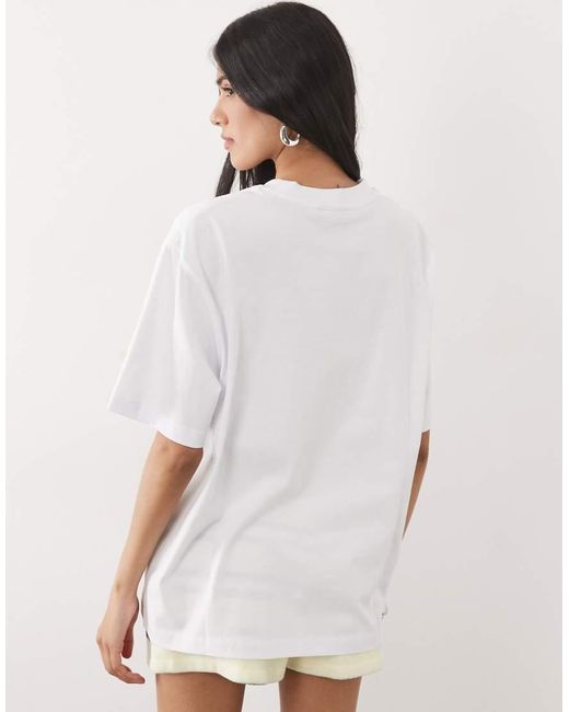 ASOS Multicolor Oversized T-shirt With Embroidered Sunny Side Up Graphic