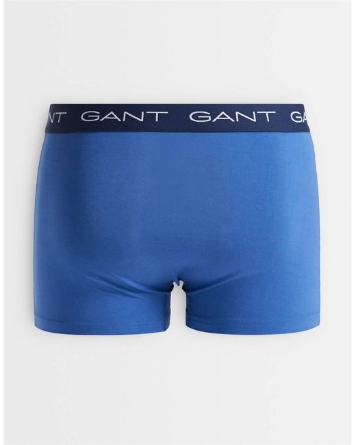 Gant Blue 3-pack Trunks for men