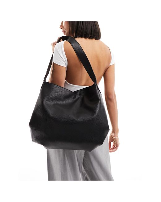 Accessorize Black Slouchy Oversized Shoulder Bag