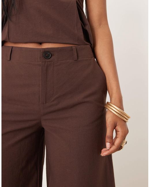 ASOS Brown – barrel-leg-hose