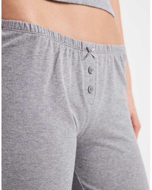 Cotton On White Sleep Recovery Roll Waist Trouser