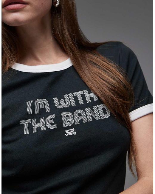 Levi's Black Band Graphic Ringer Tee