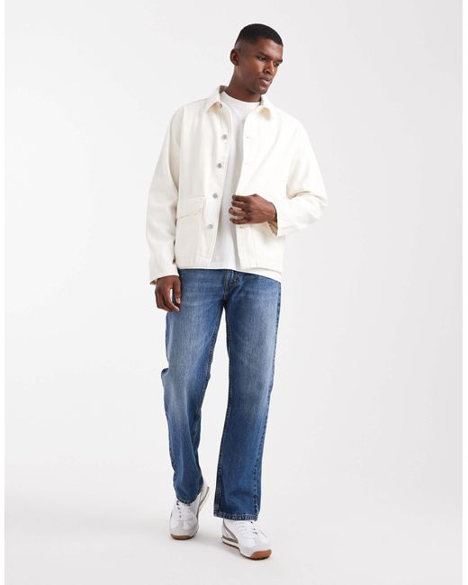 Only & Sons Natural Oversized Denim Jacket for men