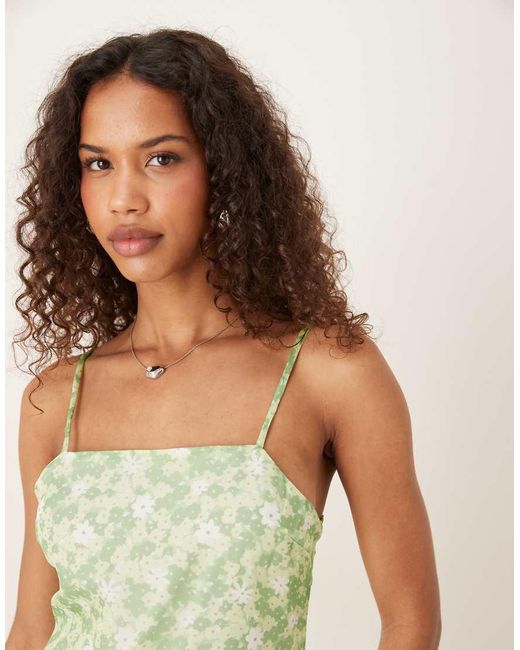 Glamorous Green Sleeveless Mini Dress