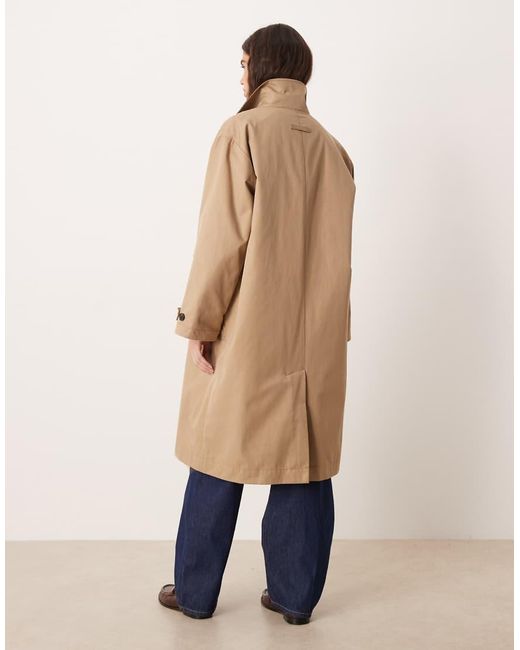 JJXX Natural Trench Coat With Contrast Collar