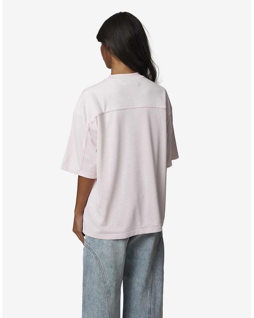 Good For Nothing White Double Layered Mesh Jersey T-Shirt