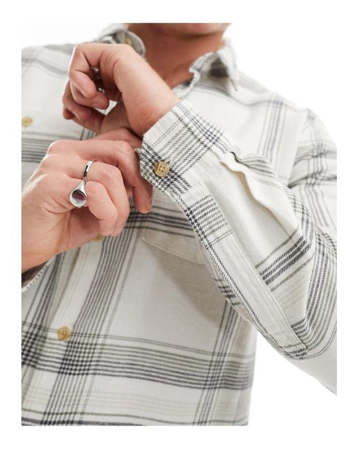 Dartmouth - chemise à carreaux - /gris Barbour pour homme en coloris White