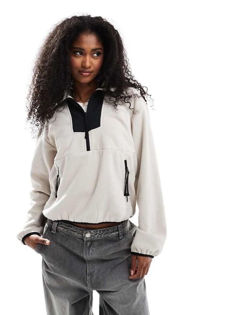 Columbia Gray Sequoia Grove Half Zip Fleece