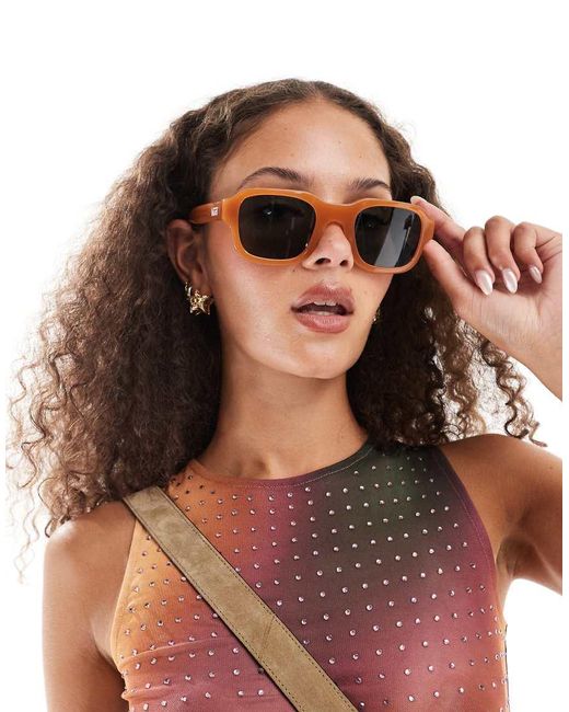 Gafas De Sol Marrón Tostado 66 De Vans de color Brown