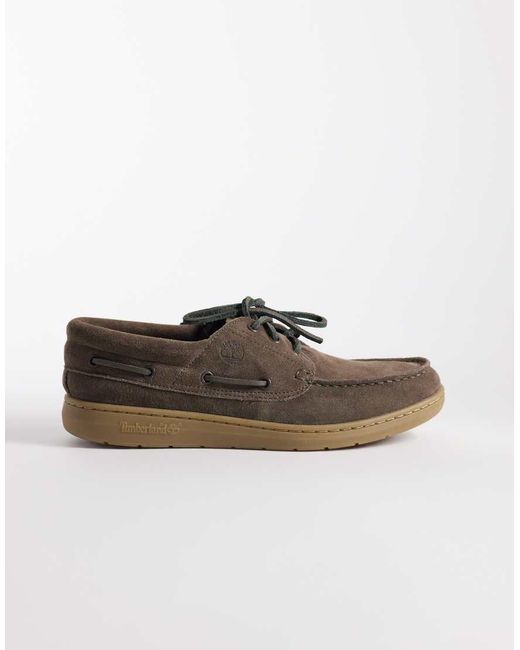 Timberland Brown Boat Shoe for men