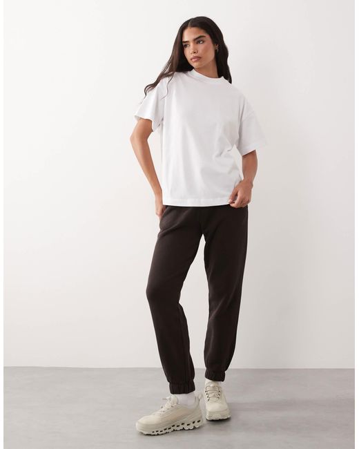 4505 White – schweres, schnelltrocknendes oversize-t-shirt aus baumwolle