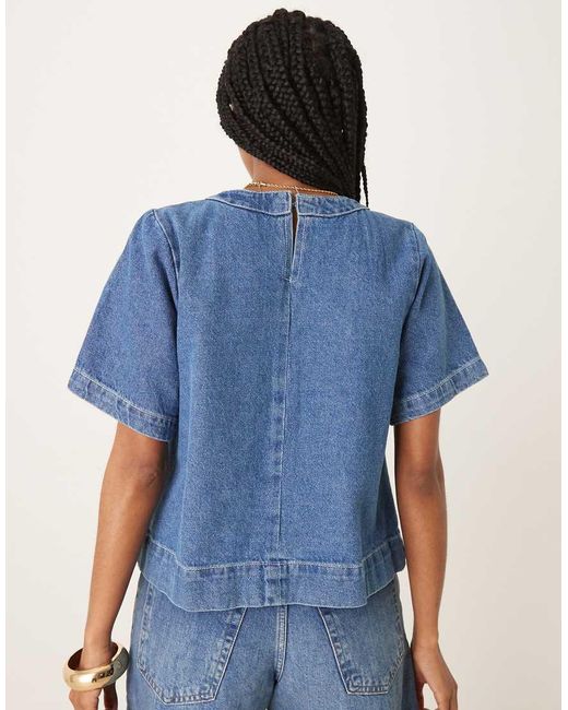 OMNES Blue Cally Denim Shirt