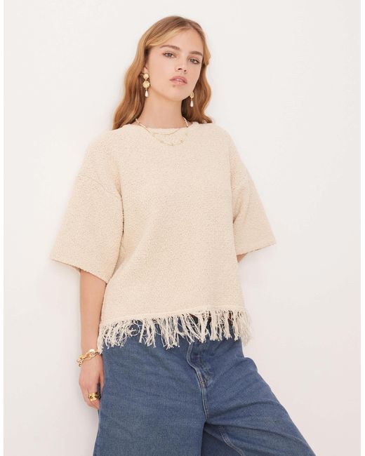 T-shirt texturé ASOS en coloris Blue