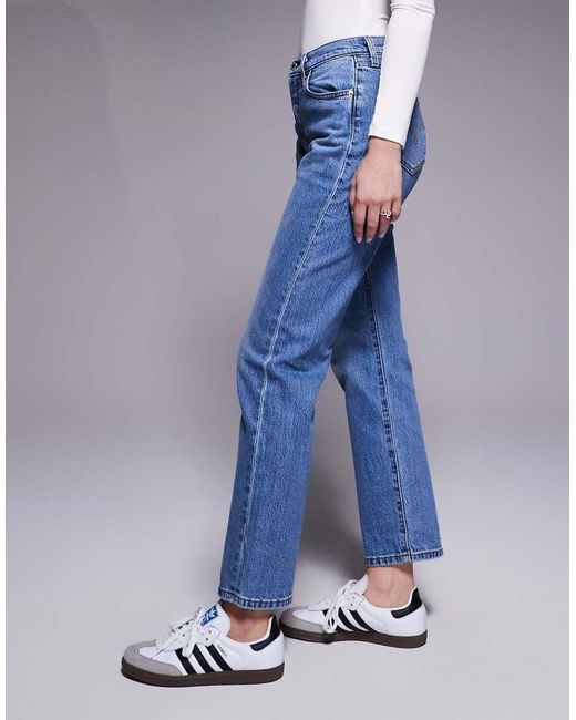 Levi's Blue 501 Hourglass Straight Jeans