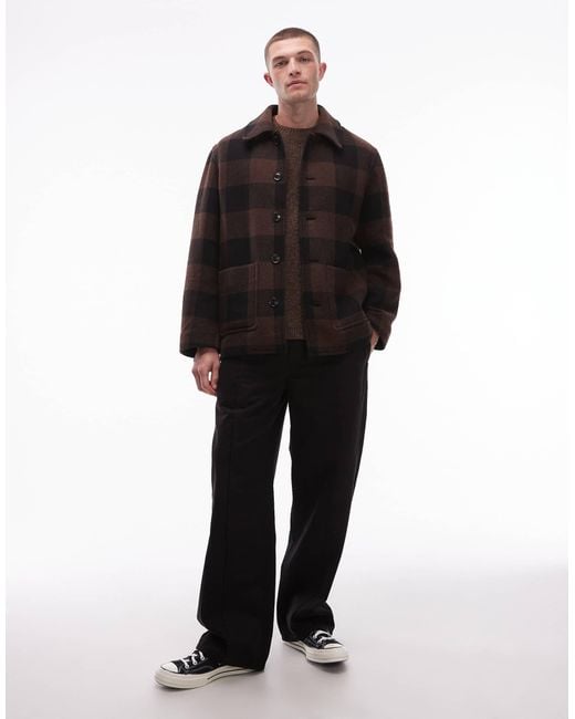 Tommy Hilfiger Black Short Wool Jacket for men