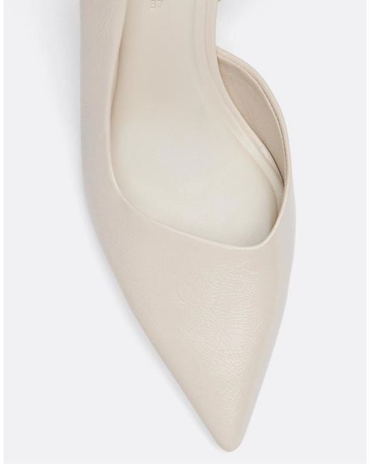 Stradivarius Natural Basic High-heel Shoes