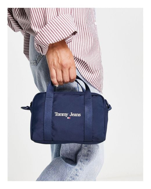 Tommy Hilfiger Essential Crossover Bag in Blue | Lyst