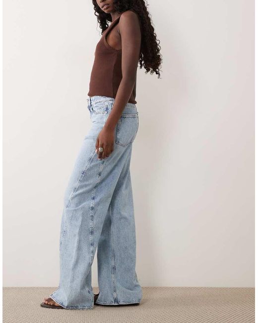 Boss Blue Wide Leg Jeans