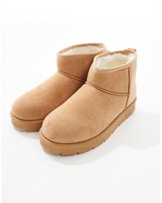 SEQWL Red Cosy Mini Ankle Boots