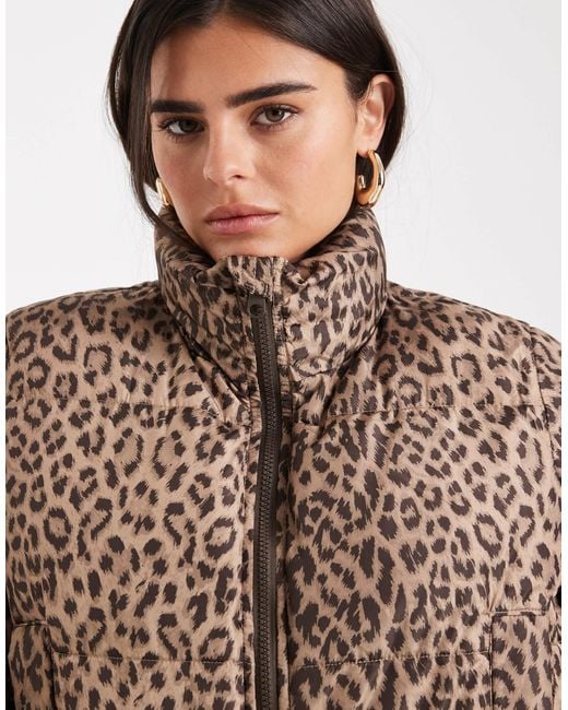 Vero Moda Brown Short Puffer Jacket