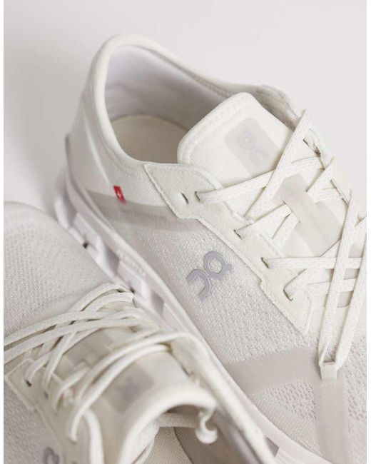 On Shoes White Cloud X 4 Ad Training Trainers