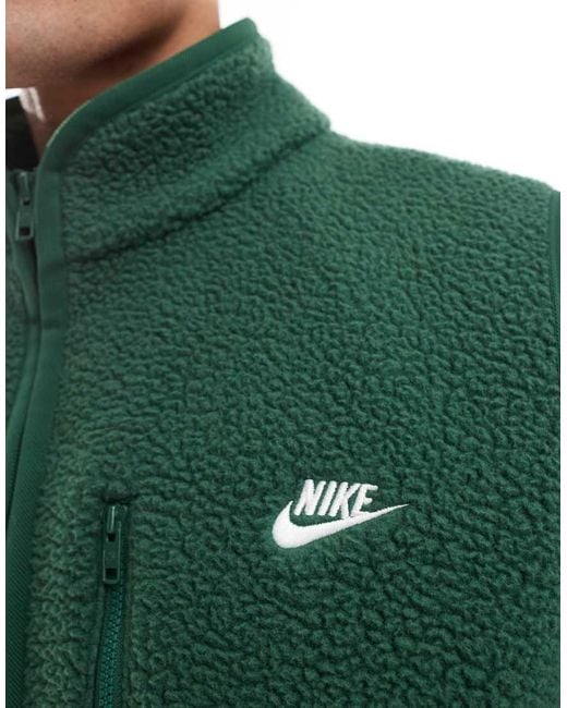 Nike Green Club Fleece Gilet for men