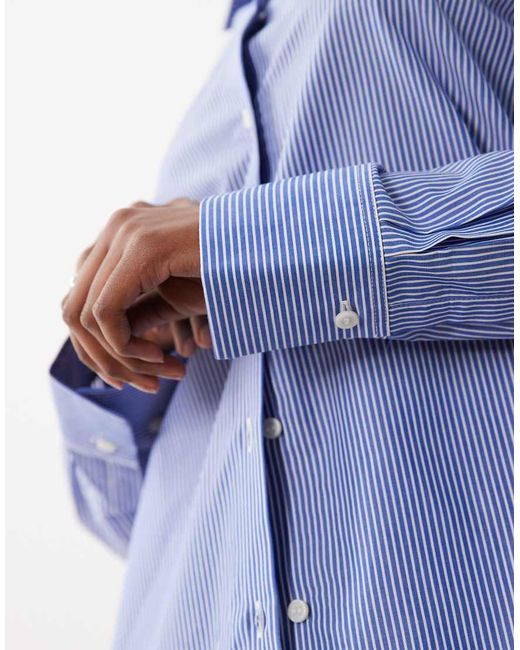 Mango Blue Classic Shirt