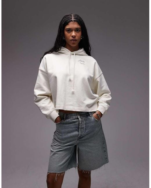 Sudadera Color Crudo De Estilo Wéstern Con Capucha Y Estampado Gráfico De -Blanco Levi's de color Gray
