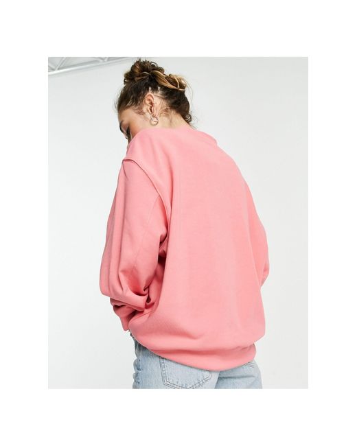يزعج الشريط عاطلين عن العمل المرفق القس ذهني adidas originals oversized  sweatshirt in dusky pink - pedarjoon.net