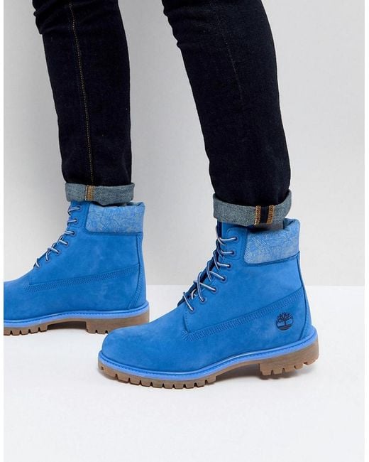 Rechtdoor Over het algemeen Zeeman Timberland Iconic 6 Inch Premium Boots in Blue for Men | Lyst