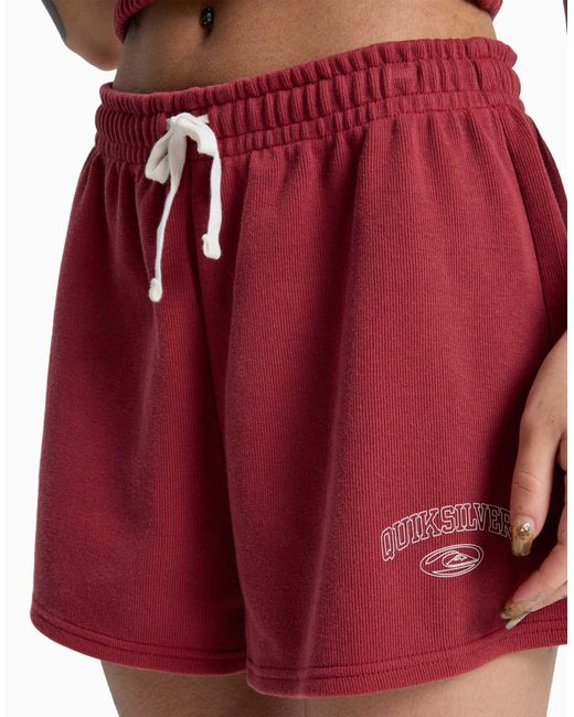 Bolea - short Quiksilver en coloris Red