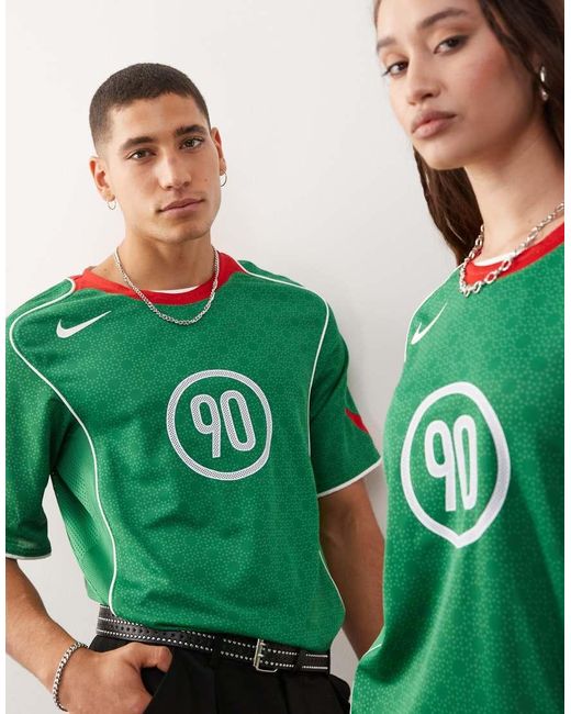 Nike Green T90 Dri-Fit Football Shirt for men
