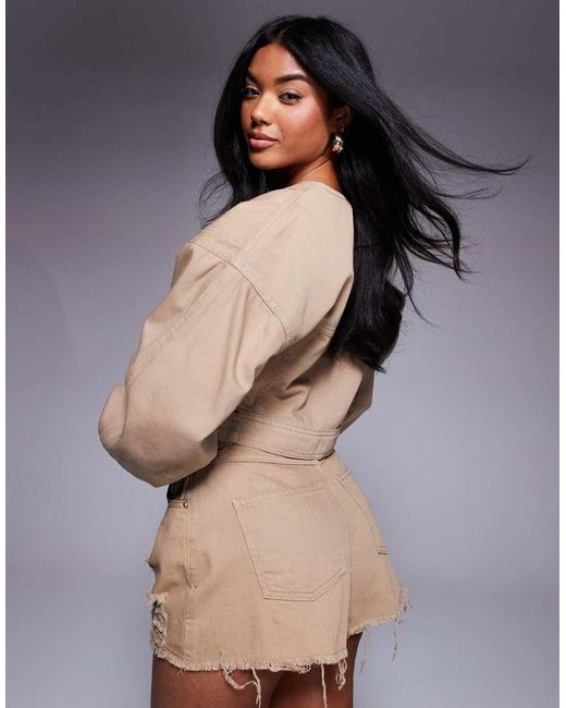 ASOS Asos X The Sourced Collection in het Gray