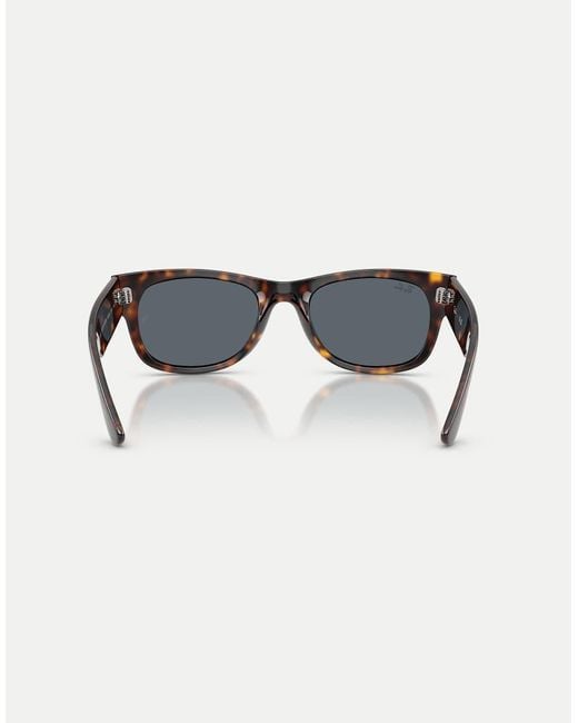 Ray-Ban Blue Mega Wayfarer Ii Square Sunglasses With Lens